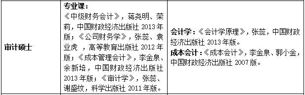 江西财经大学2017年会计硕士MPAcc招生简章