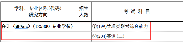 天津商业大学2017年会计硕士MPAcc招生简章