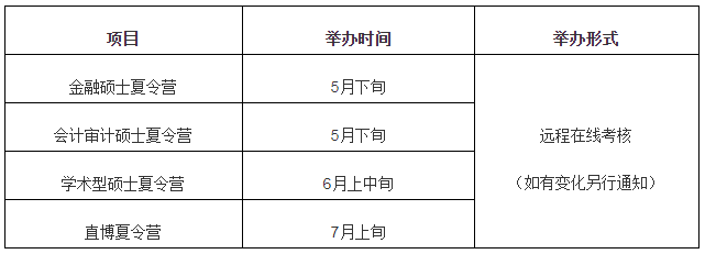 上海交大安泰经管学院第十六届（2021）安泰优才夏令营