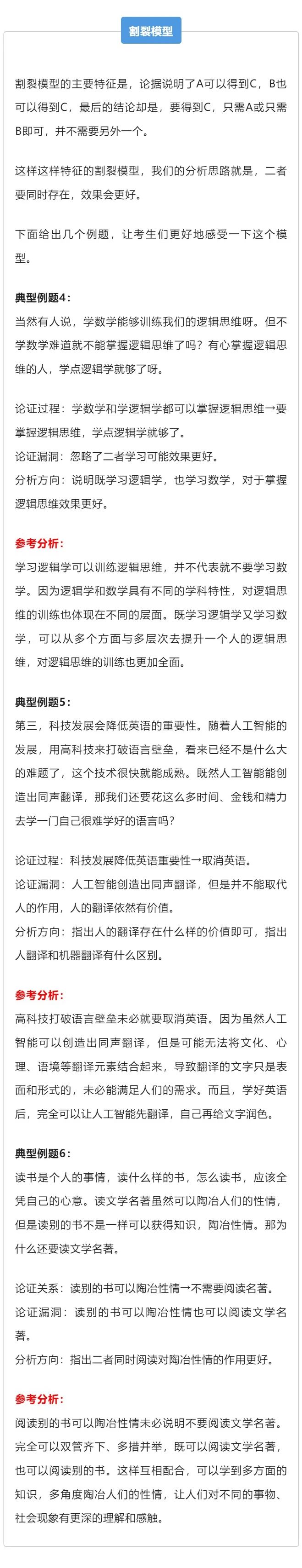 MPAcc备考干货分享：论证有效性分析：六大论证模型！