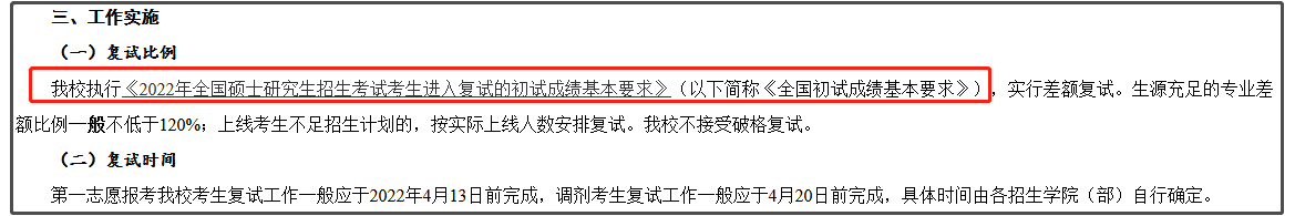 东北师范大学2022年MPAcc复试分数线