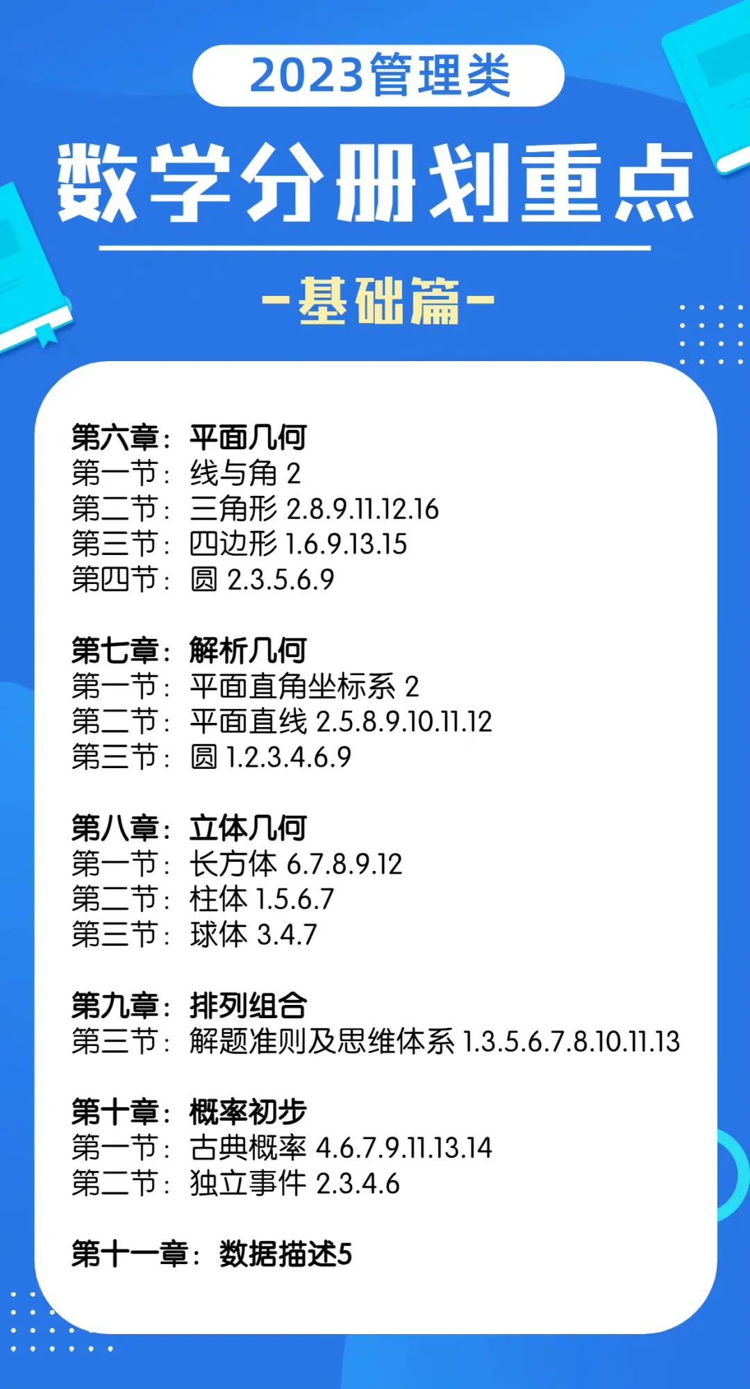 陈剑老师划《高分指南》《数学分册》重点题目！