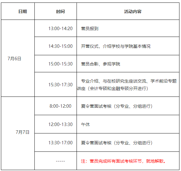 中南大学商学院2023年MPAcc暑期夏令营活动方案